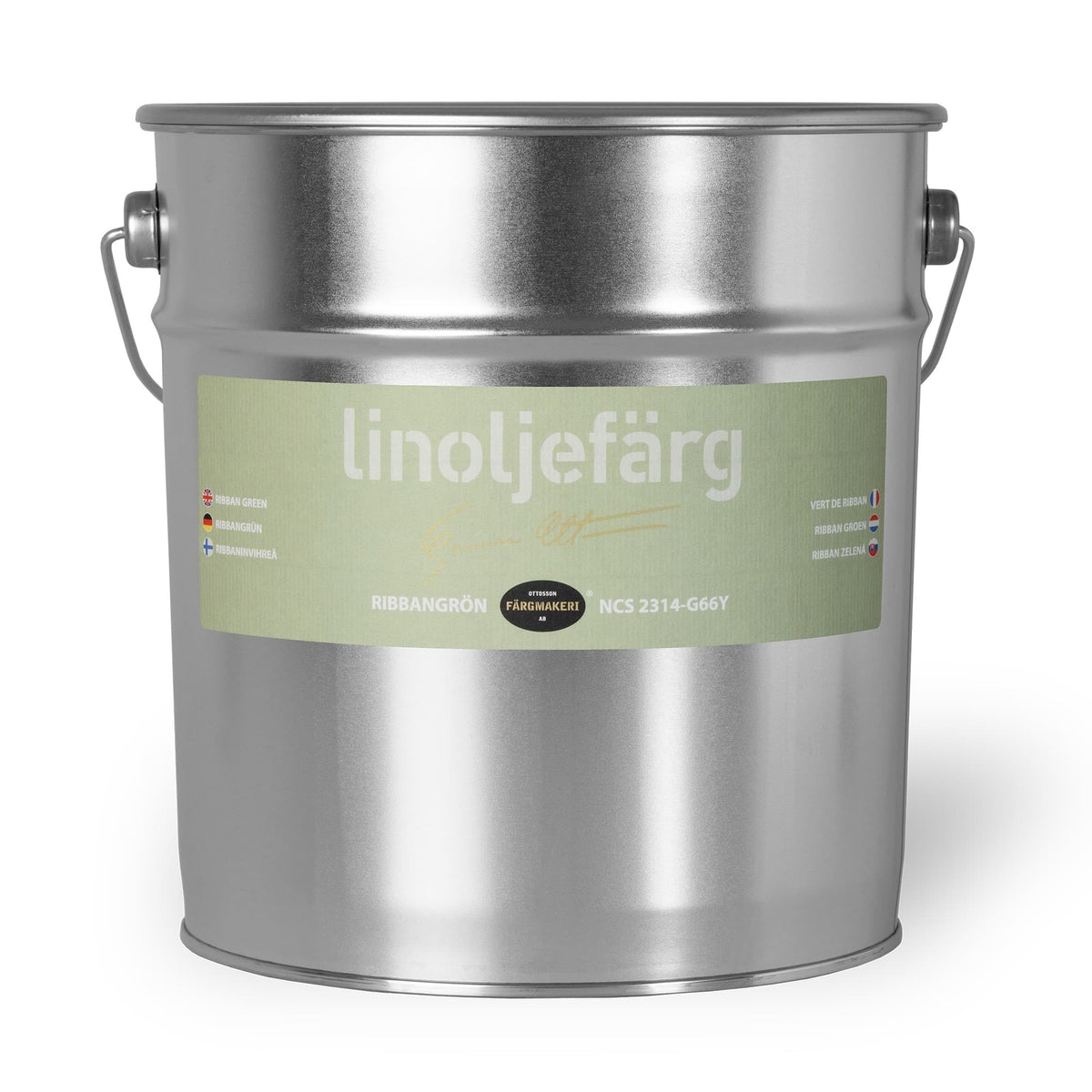 Ottosson linoljefärg - Ribbangrön