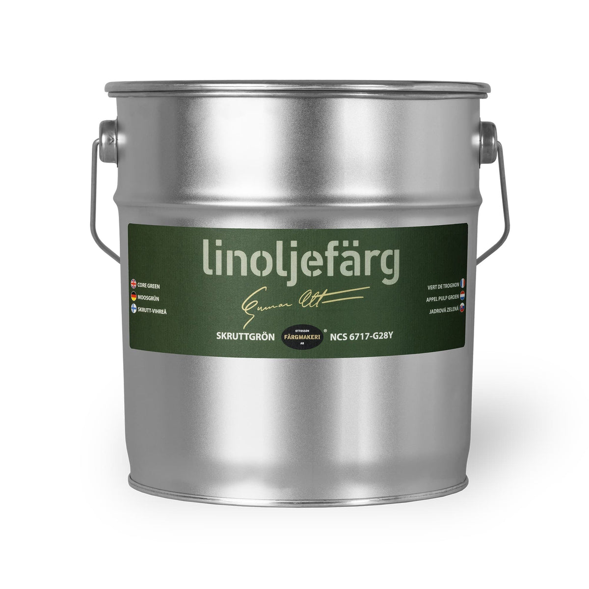 Ottosson linoljefärg - Skruttgrön