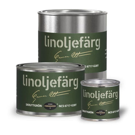 Ottosson linoljefärg - Skruttgrön