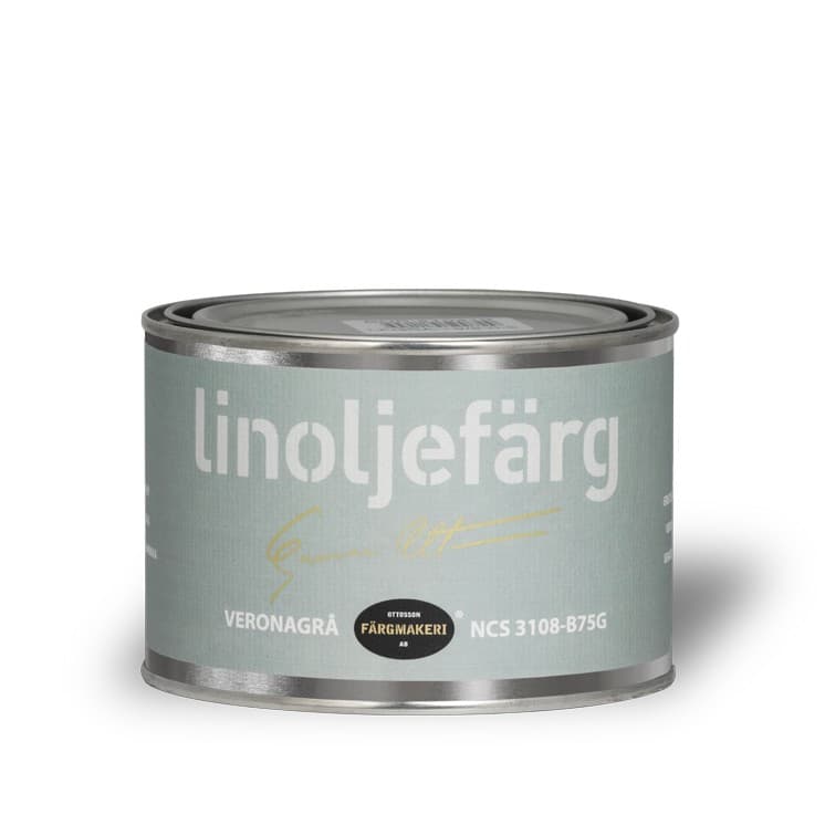 Ottosson linoljefärg - Veronagrå