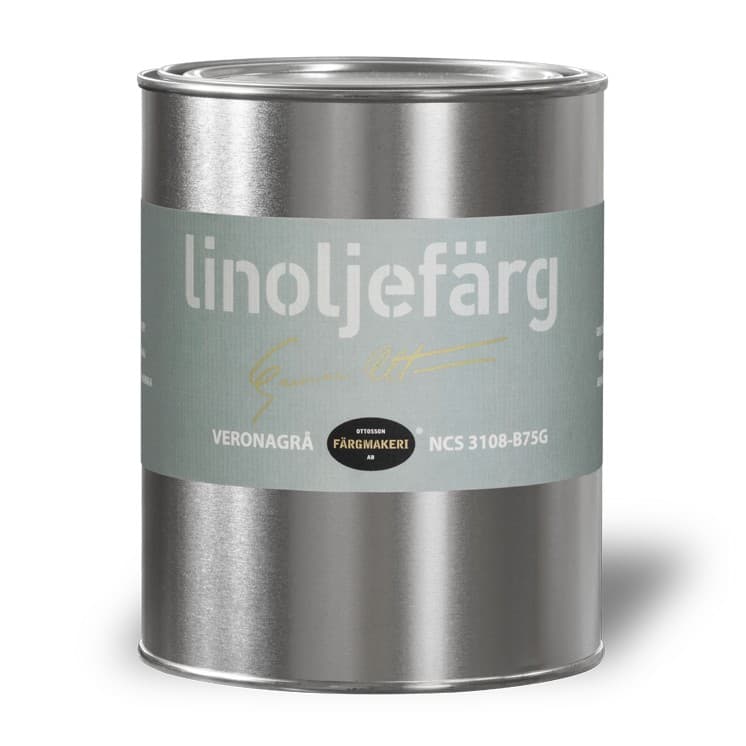 Ottosson linoljefärg - Veronagrå