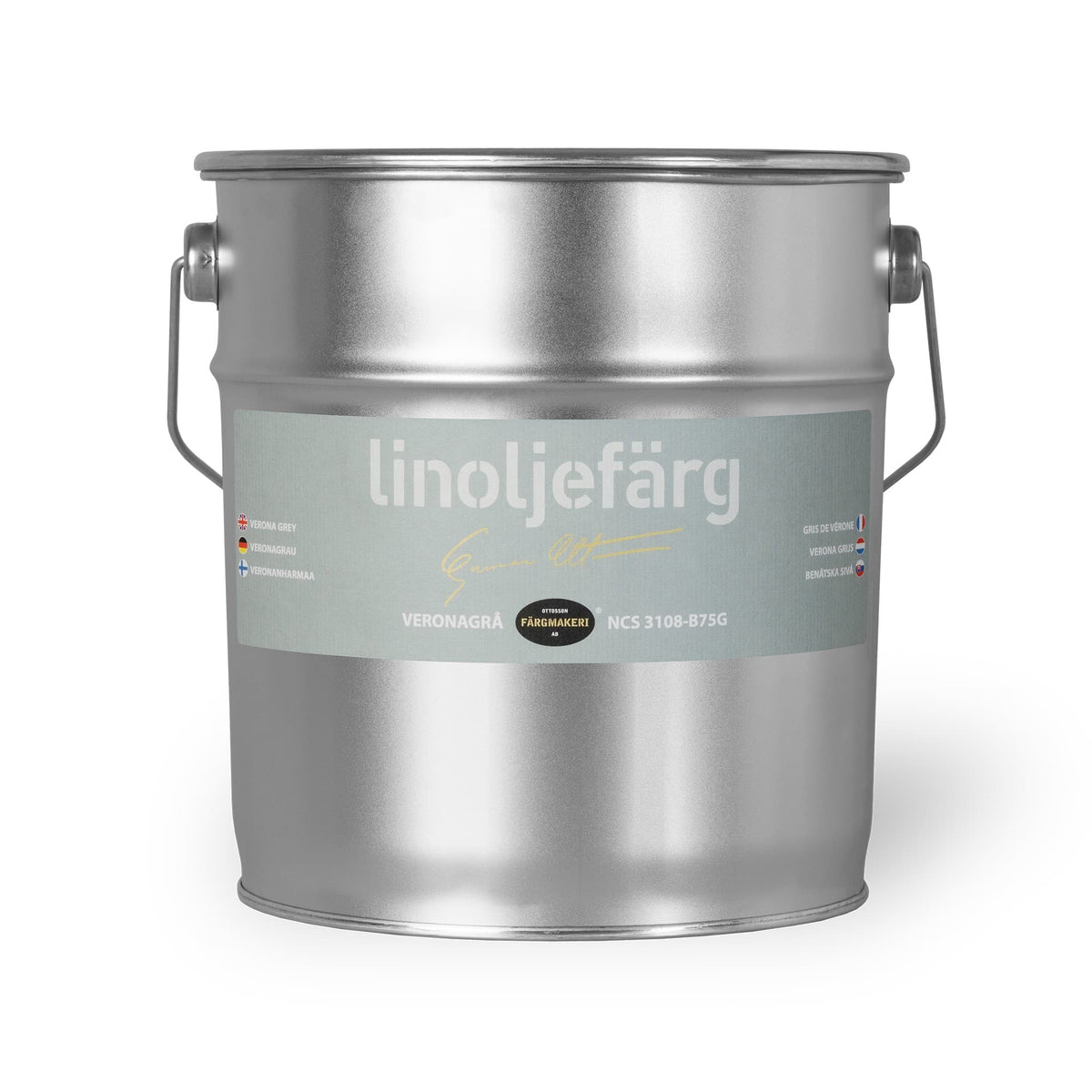 Ottosson linoljefärg - Veronagrå