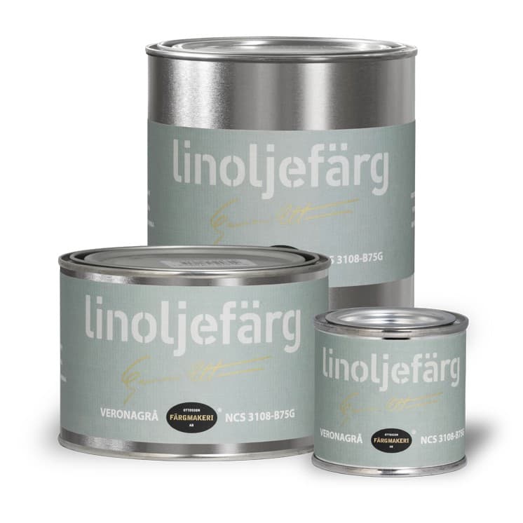 Ottosson linoljefärg - Veronagrå