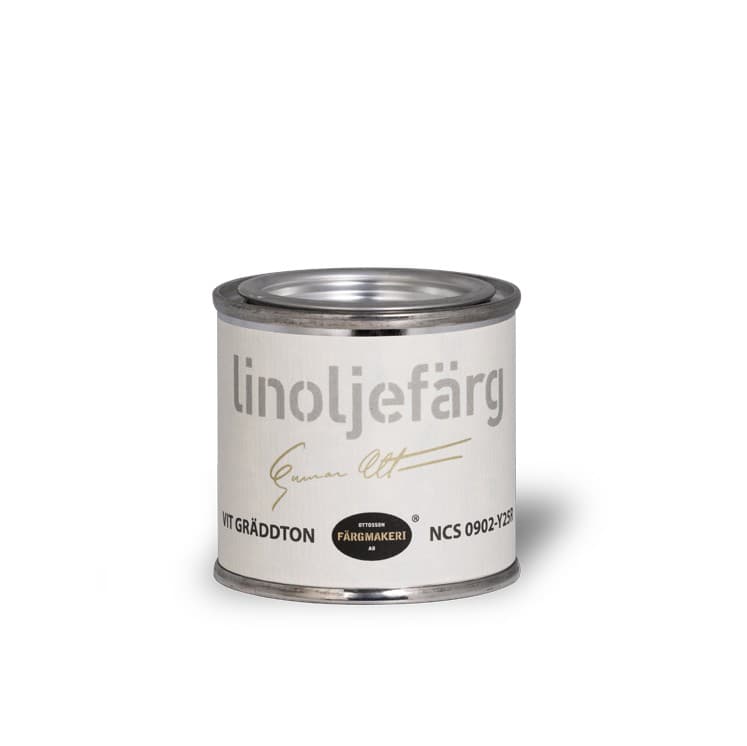 Ottosson linoljefärg - Vit gräddton