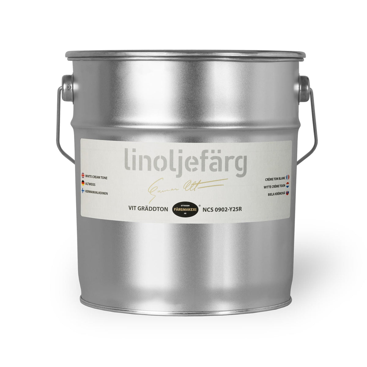 Ottosson linoljefärg - Vit gräddton