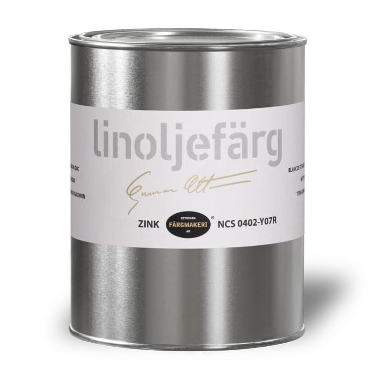Ottosson linoljefärg - Zinkvitt