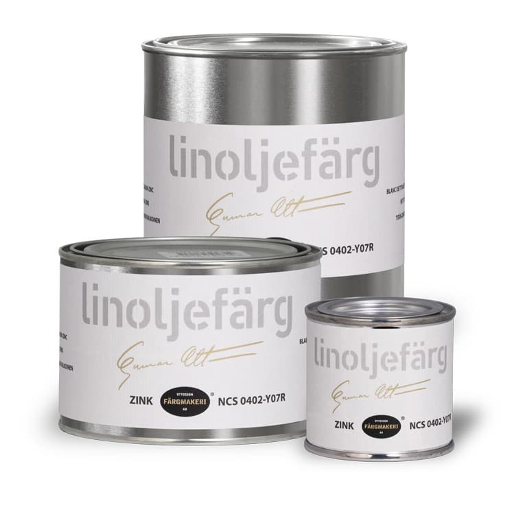 Ottosson linoljefärg - Zinkvitt
